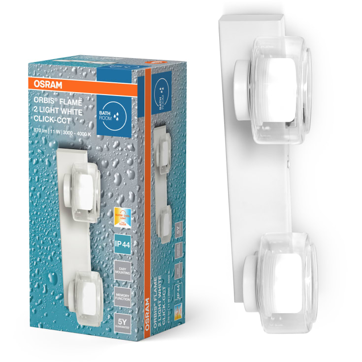 Osram Orbis Flame spejllampe, 3000-4000K, hvid, 30 cm