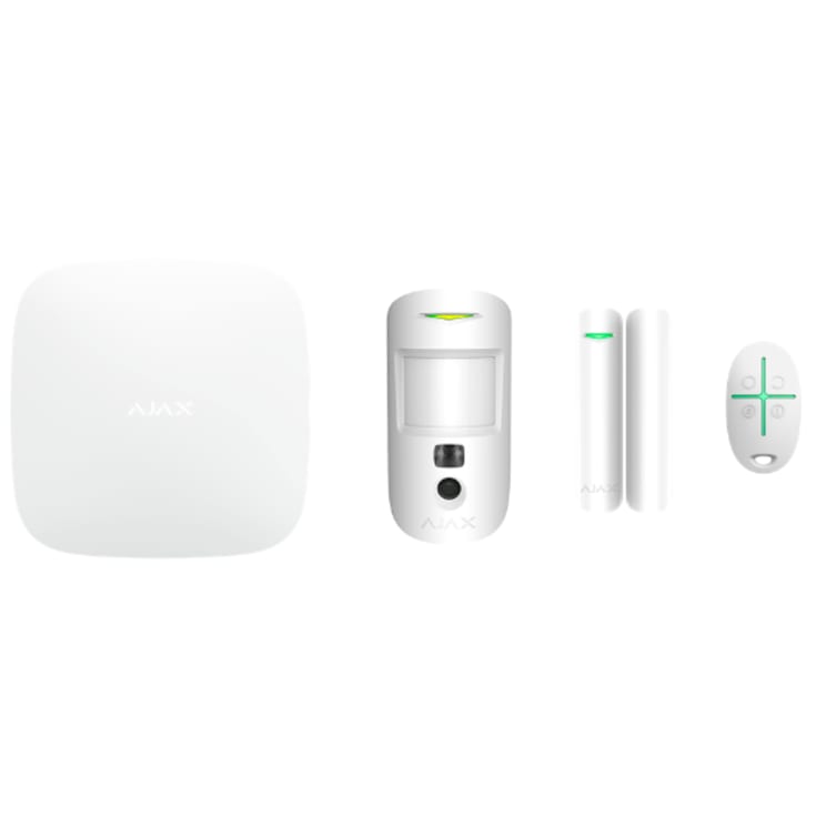 Ajax StarterKit Cam Plus HDR, hvid