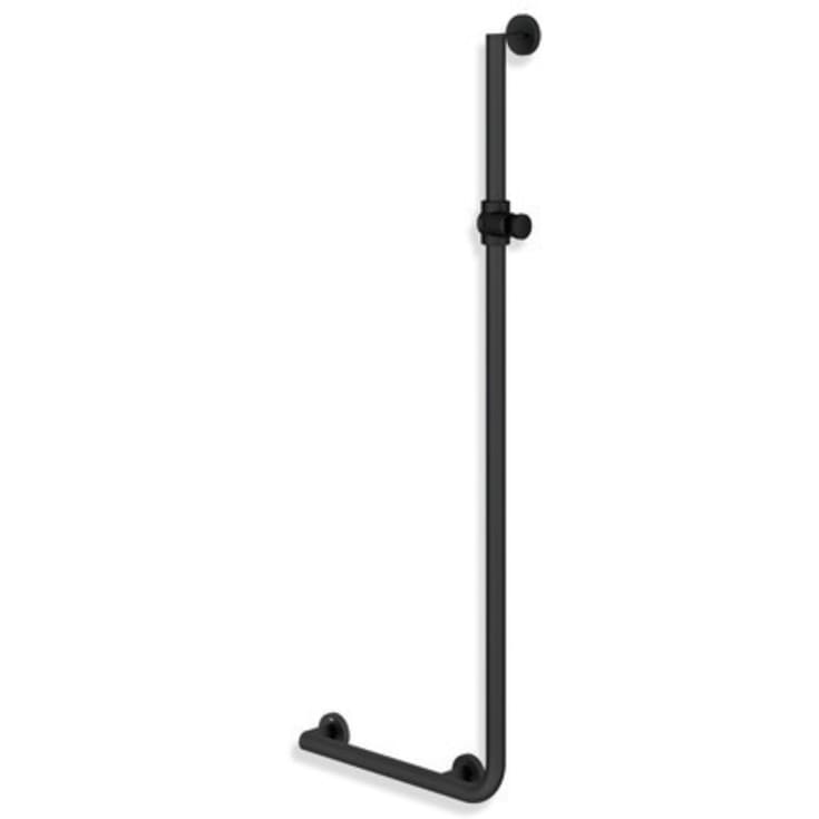 Hewi 900 L støttegreb/brusestang, 45x125 cm, venstre, mat sort