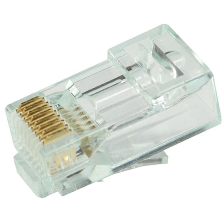 Simply45 RJ45 Pass-Through CAT6 Grøn UTP uskærmet, 500 stk