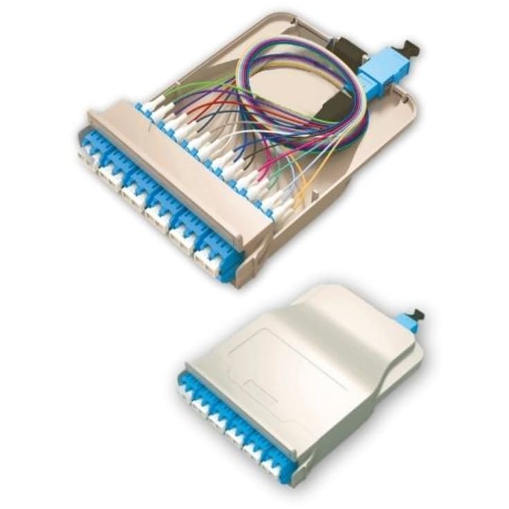 MPO/M-6 LC duplexkassett SM standardförlustmetod A, Lan-optisk FS