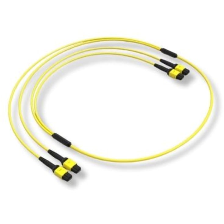 MPO/F/APC-MPO/F/APC 24 Fiber patchkabel OS2 lszh method A, 10m