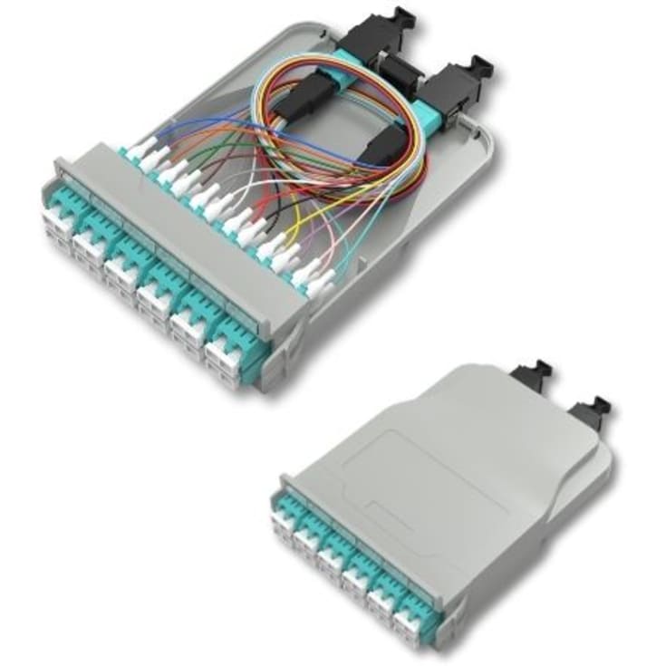 MPO/M-12 LC duplexkassett SM standardförlustmetod A, Lan-optisk FS