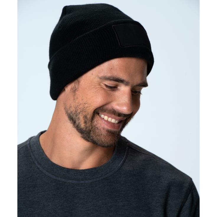 Clique Hubert Patch strikhue, Sort, ONESIZE