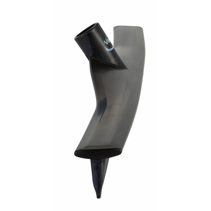 Vikan gulvskraber i plast, med gevind og fast led, sort, 600 mm
