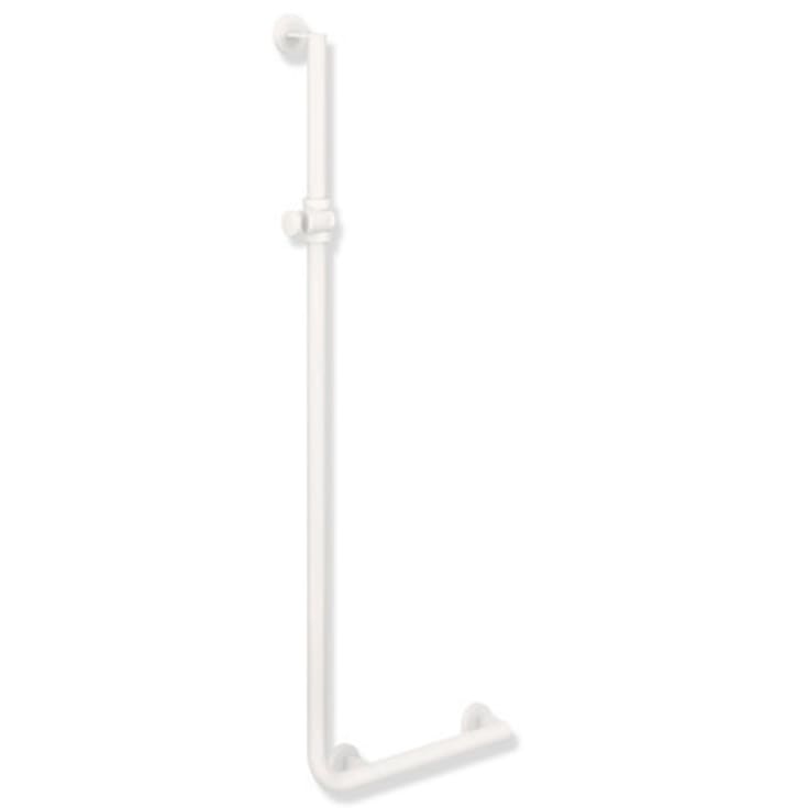 Hewi 900 L støttegreb/brusestang, 45x125 cm, højre, mat hvid