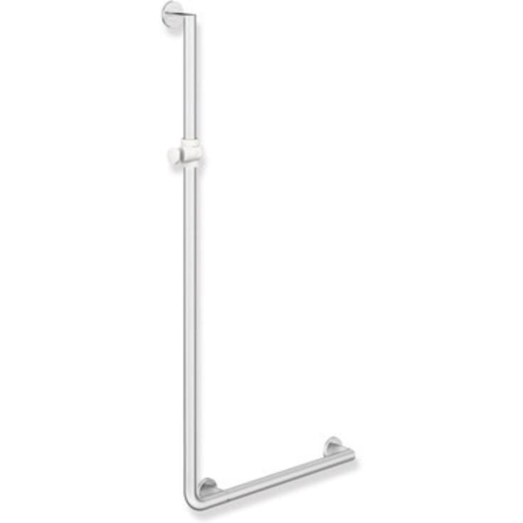 Hewi 900 L støttegreb/brusestang, 60x125 cm, højre, satin/hvid