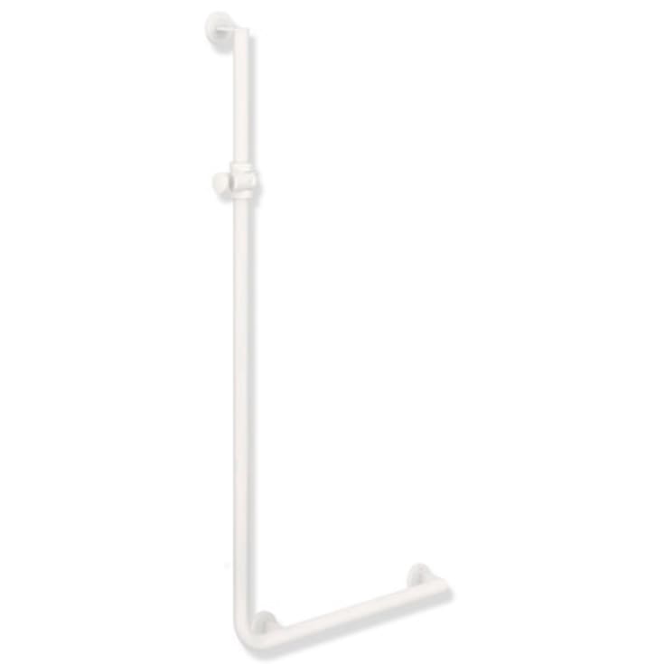Hewi 900 L støttegreb/brusestang, 60x125 cm, højre, mat hvid