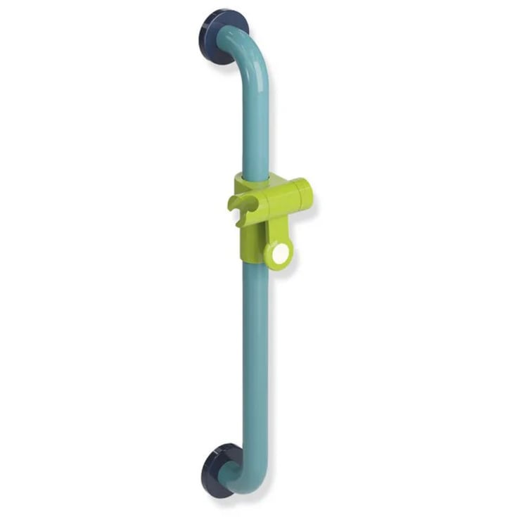 Hewi 801 støttegreb/brusestang, 60 cm, blå/grøn
