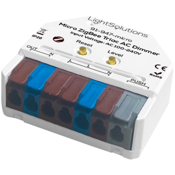 Hilux Zigbee Triac bagkantsdæmper, 200W