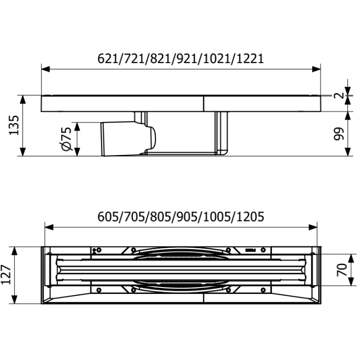 PURUS PREMIUM 700 Ø75 END