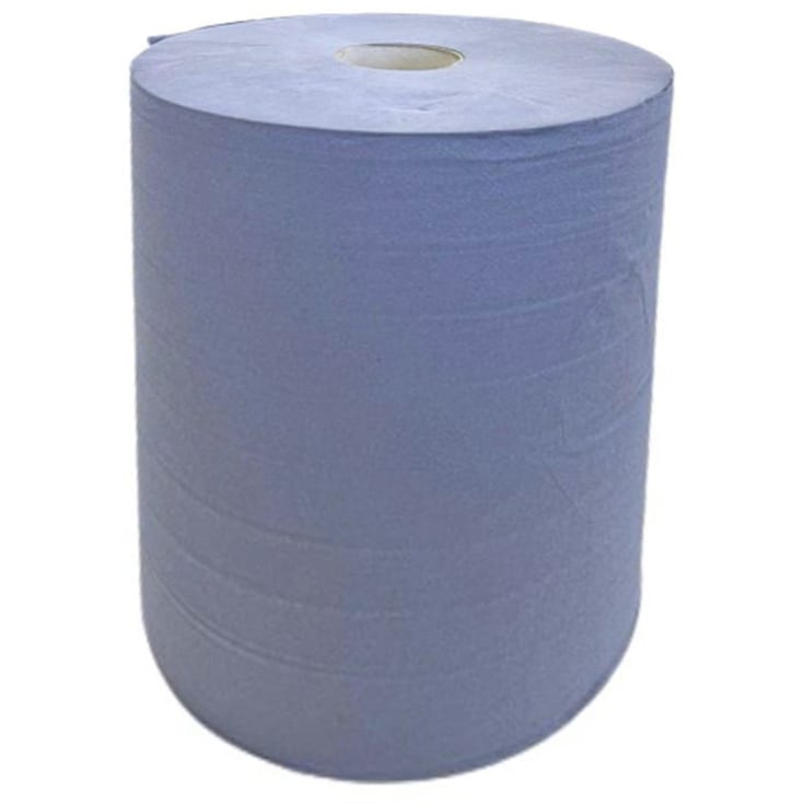 Verkstadsrulle, 2-lagers, blå, Ø29,5 cm, 350 m