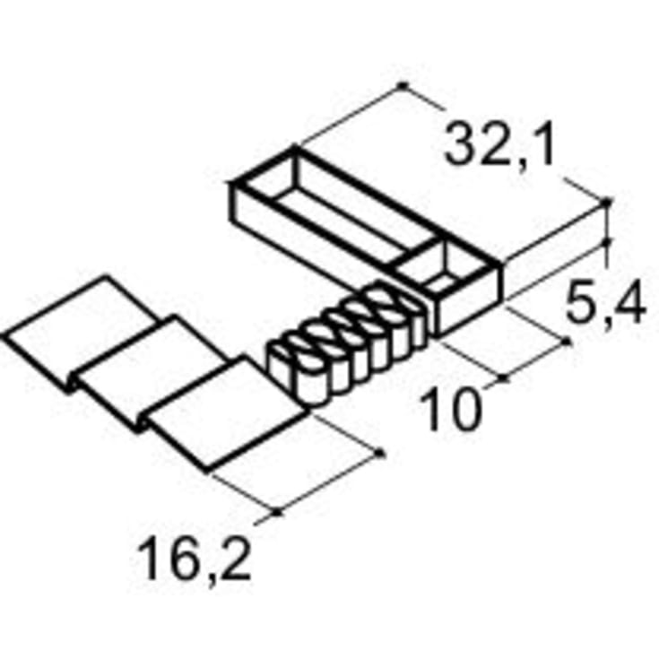 Dansani Luna møbelpakke, 81x45,5 cm, sort eg