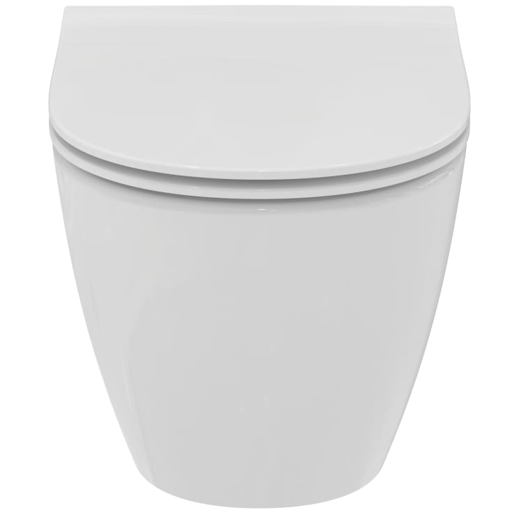 Ideal Standard vegghengt toalet, uten skyllekant, hvit