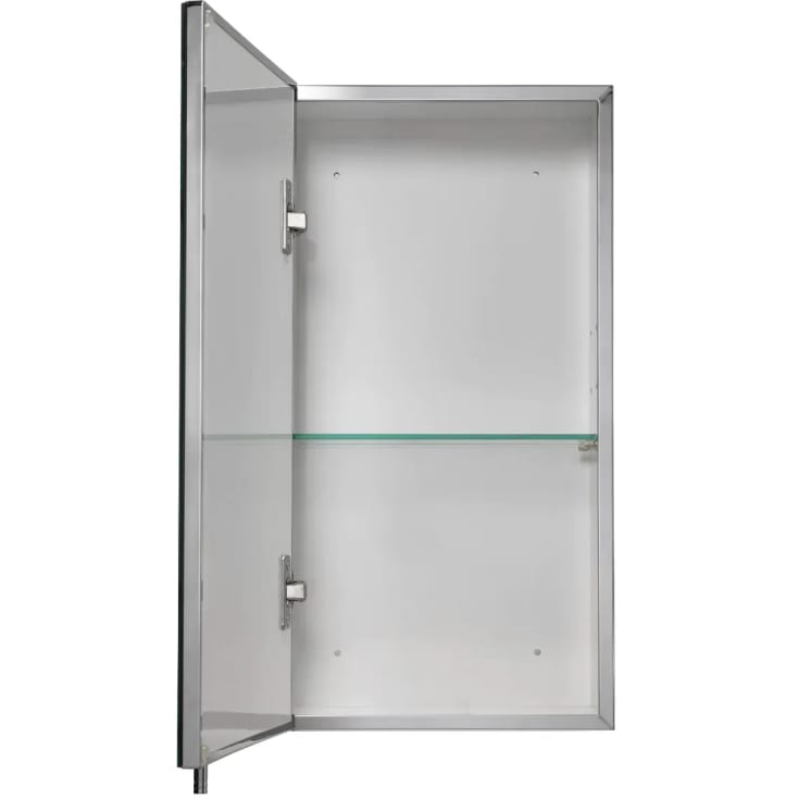 HeFe Anton spejlskab, 30x55 cm, rustfrit stål