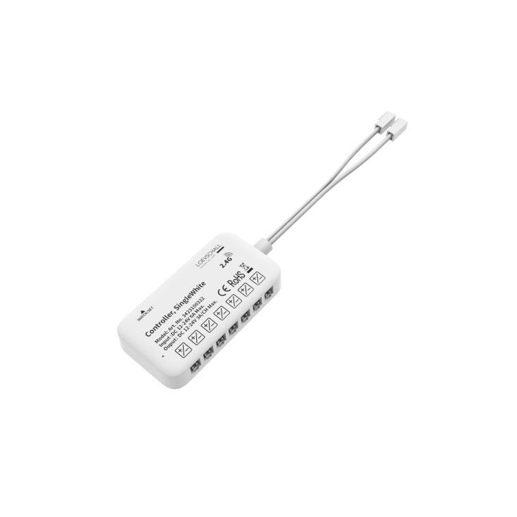 Loevschall Cue kontroller, SingleWhite, hvit