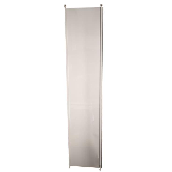 Contura Shower Next skydedør til brusekabine, 90 cm, klart glas, hvid profil