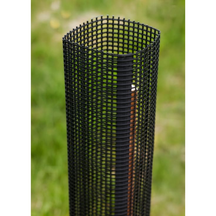 Treeguard træbeskyttelsesnet, sort, 400 x 1200 mm