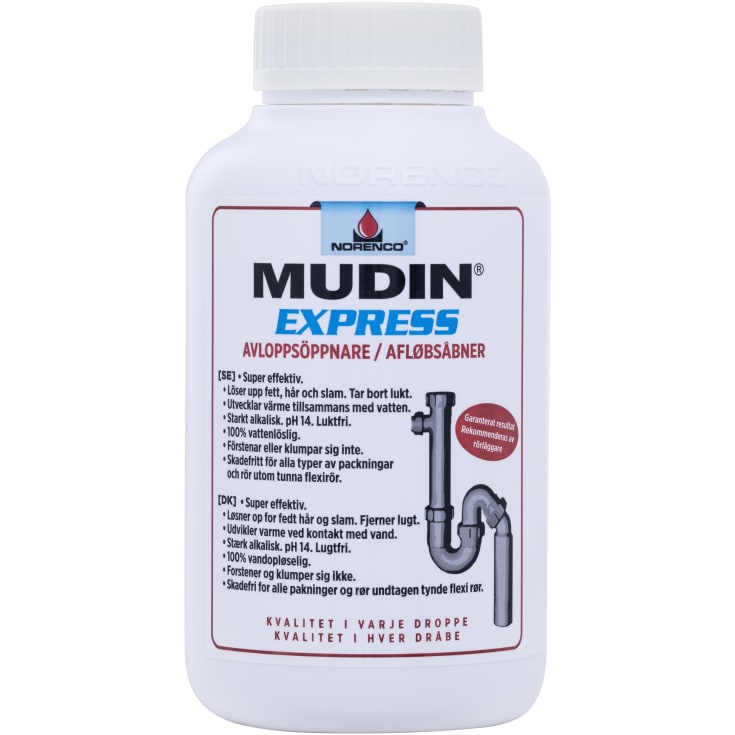 Norenco Mudin Express afløbsåbner, 1 liter
