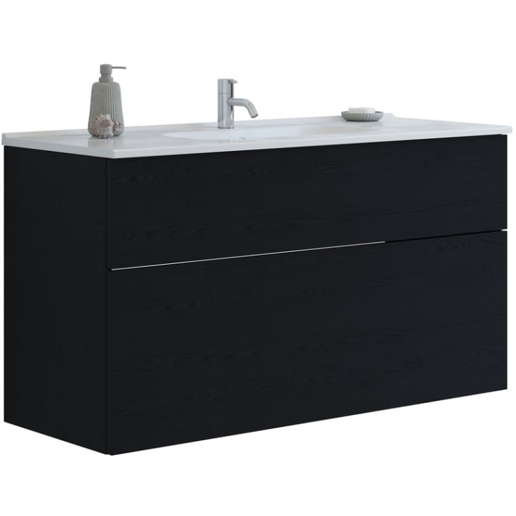 Dansani Luna møbelpakke, 121x45,5 cm, sort eg