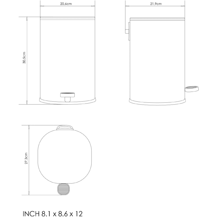 2 stk Cosmic Essentials toiletspand, 5 liter, beige