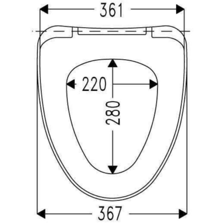 Nicobelli Nico Seat Cera toiletsæde, soft close, aftagelig, hvid