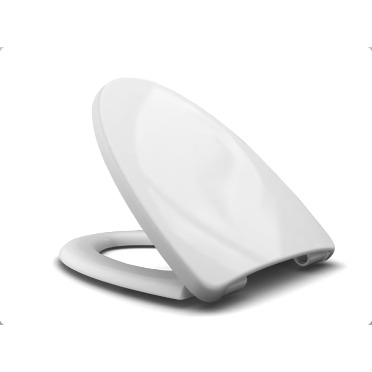 Nicobelli Nico Seat Cera toalettsete, soft close, avtagbar, hvit