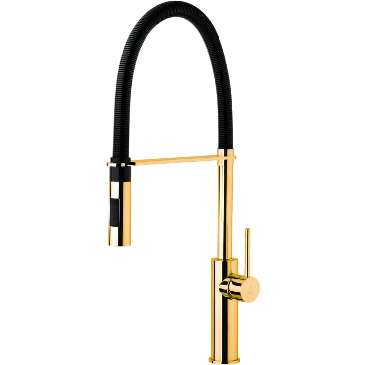 Nicobelli Paffoni Light køkkenarmatur, udtrækstud, messing