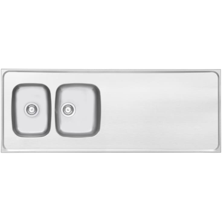 Contura Classic H 1600 stålbord, 160x63,5 cm, rustfritt stål