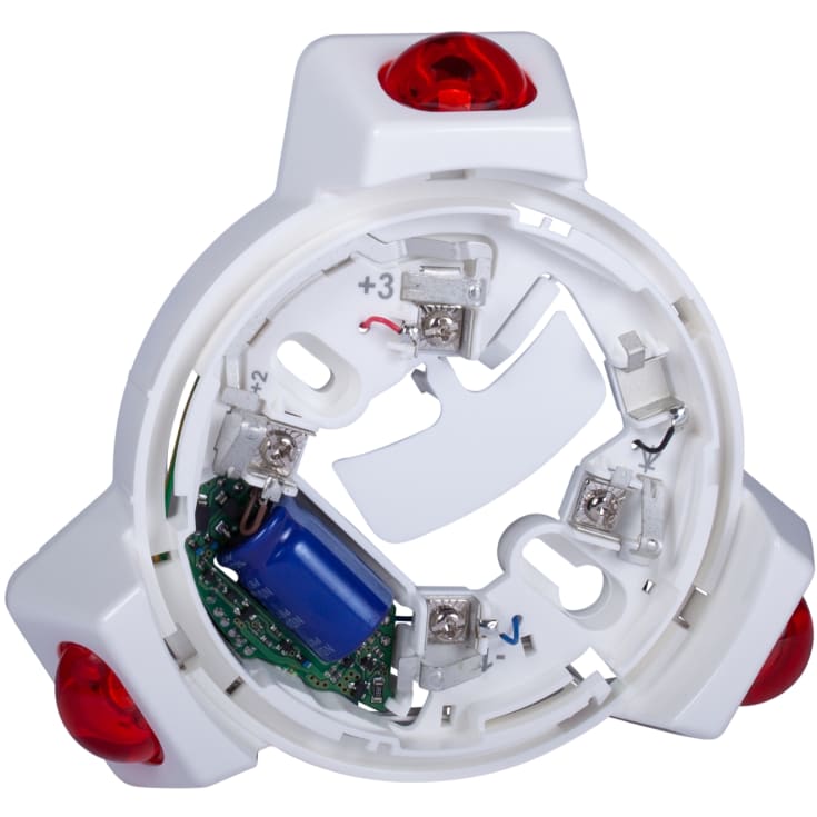 Schneider Electric Esmi Impresia sokkelblitz til sokkellydgiver, rød blitz