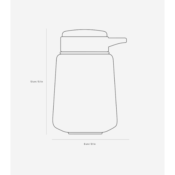 Vipp 9 sæbedispenser, rustfrit stål