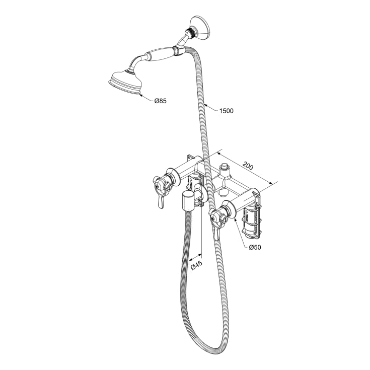 Toni SP brusesæt, nikkel