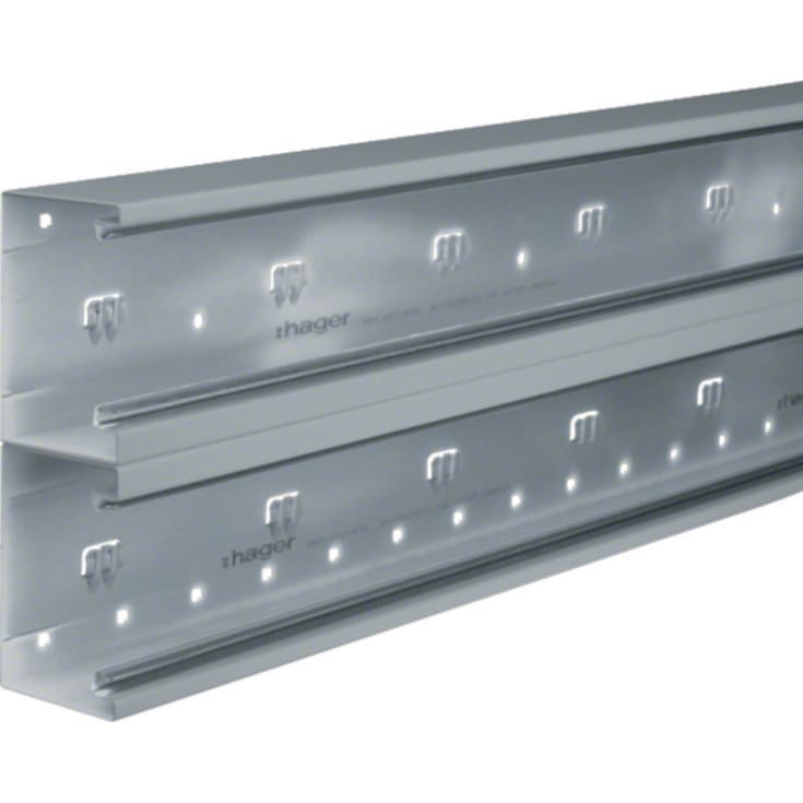 4 meter Installationskanalbund BRS65210D i stål 68x210mm forzinket