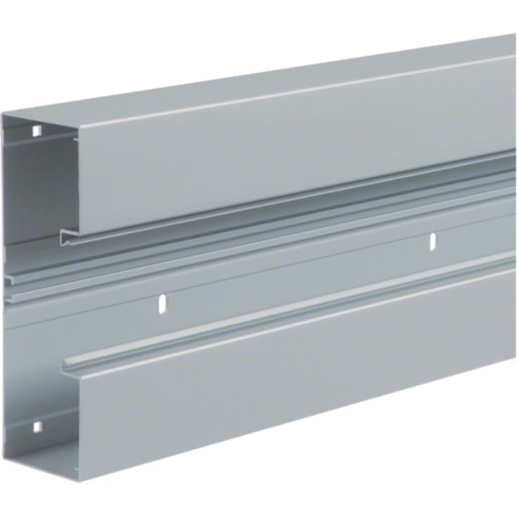 6 meter BRA65210 installationskanalbund i alu 68x210mm natureloxeret