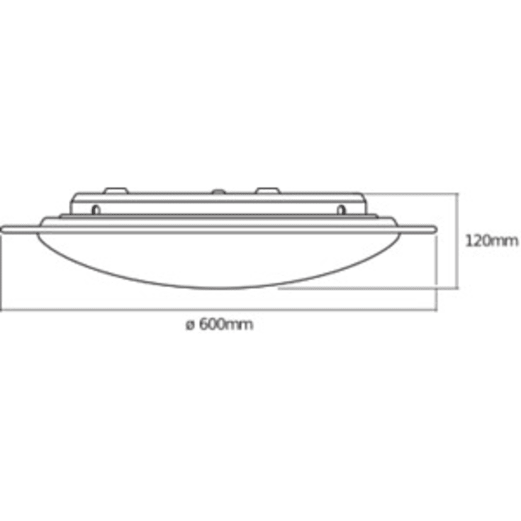 Ledvance Orbis Sparkle taklampe med fjernkontroll, 2800-6000K, Ø56 cm