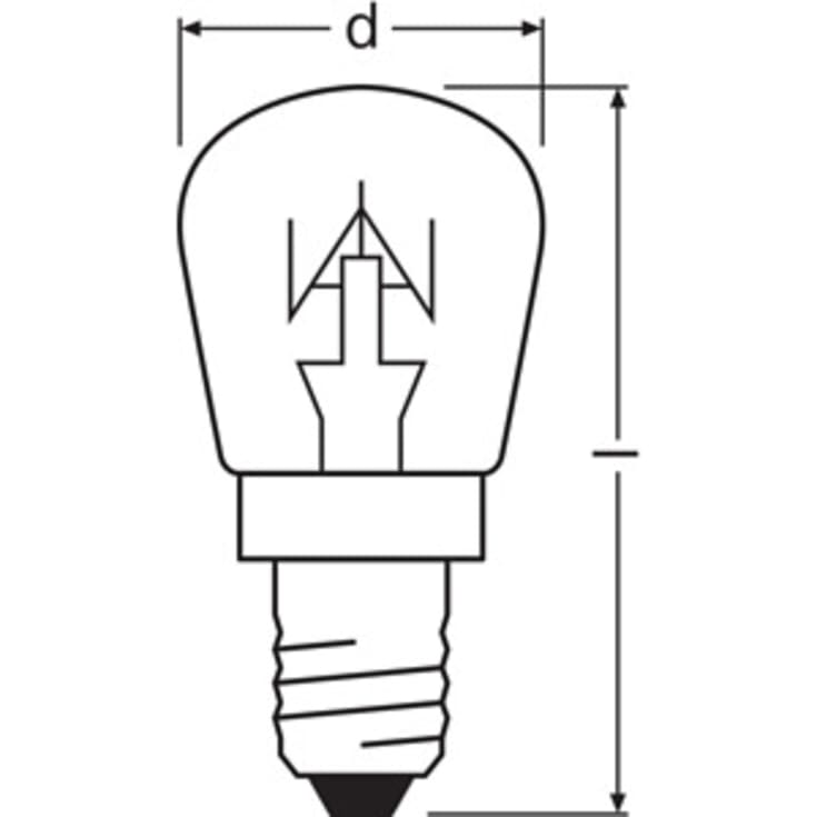Ledvance Special T E14 parfymepære, 2700K, 15W