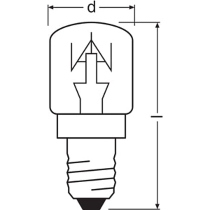 Ledvance Special T E14 ovnspære, 15W, 2700K