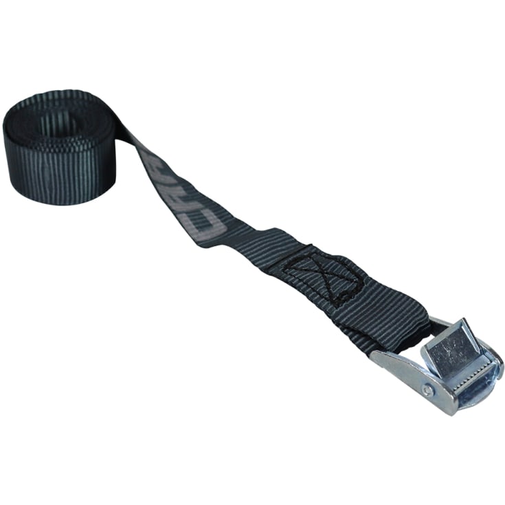 Bagagesurring, sort, 200 kg, 25 mm x 1,0 m