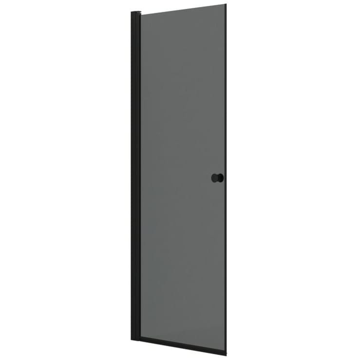 Dansani Match duschdörr, modell A, 77 cm, tonet glas, svart profil