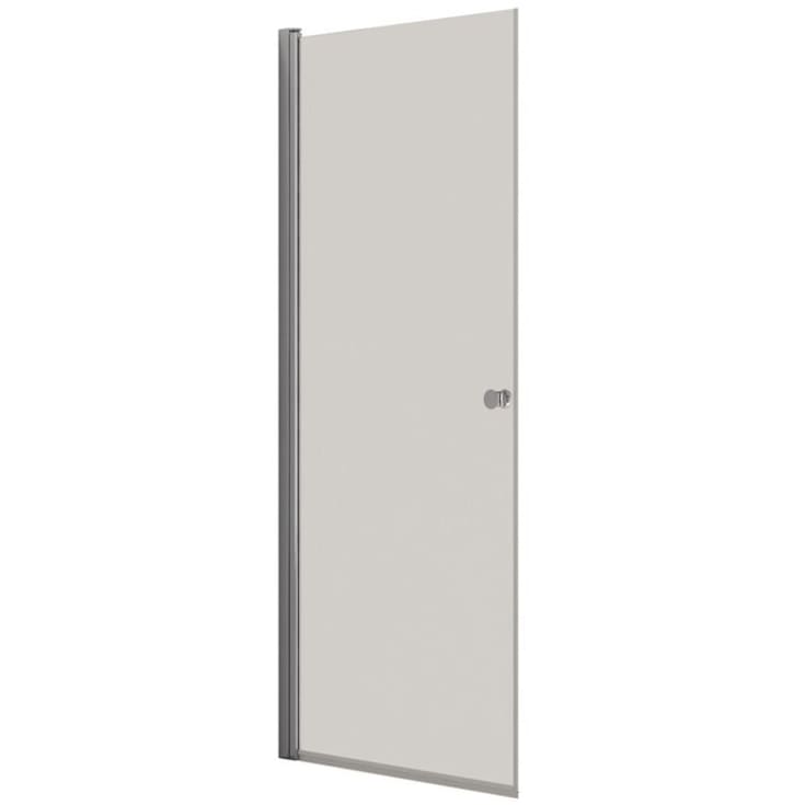 Dansani Match dusjdør, modell A, 87 cm, klart glass, krom profil
