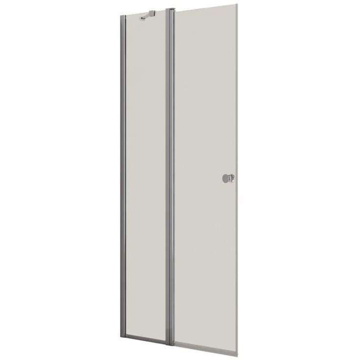 Dansani Match duschdörr, modell C, 89 cm, klart glas, krom profil