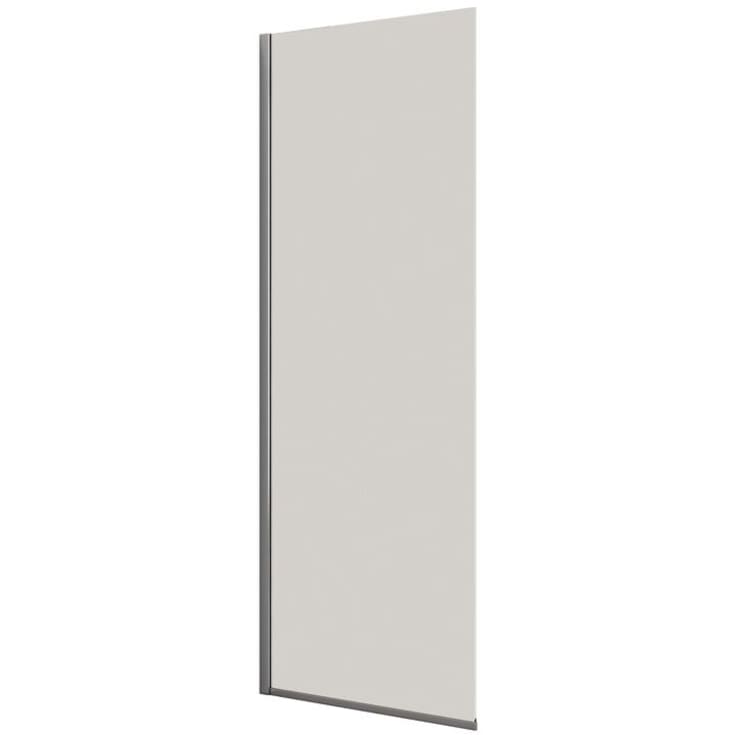 Dansani Match duschvägg, modell D, 87 cm, klart glas, krom profil