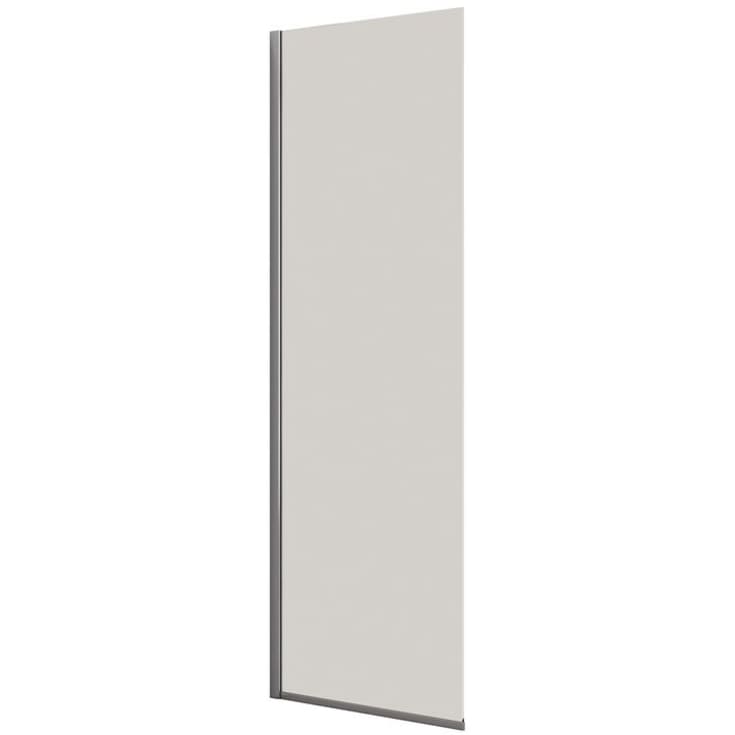 Dansani Match duschvägg, modell D, 77 cm, klart glas, krom profil