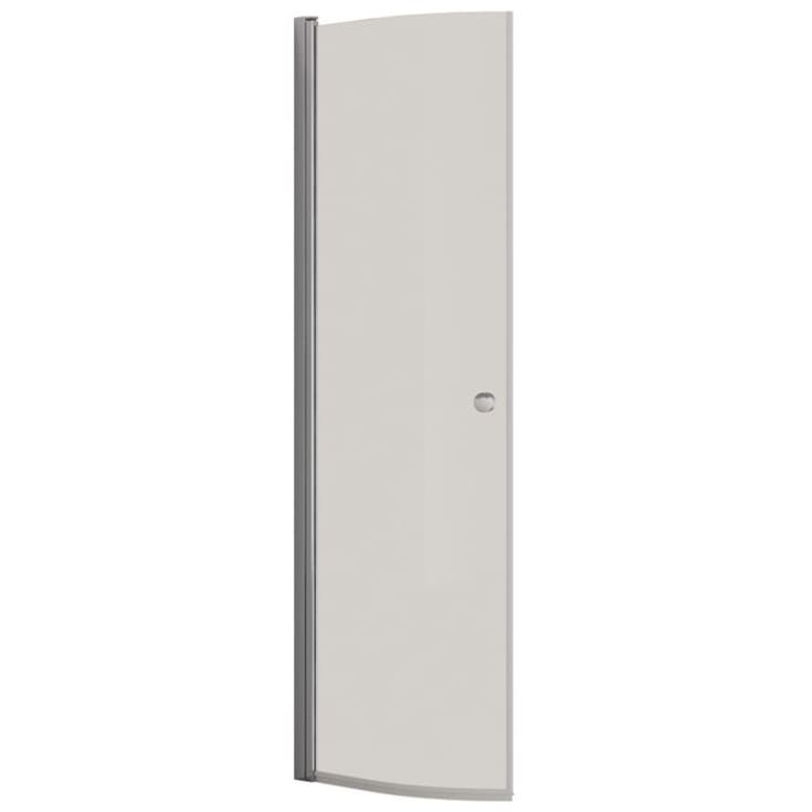 Dansani Match duschdörr, modell E, 62 cm, klart glas, krom profil