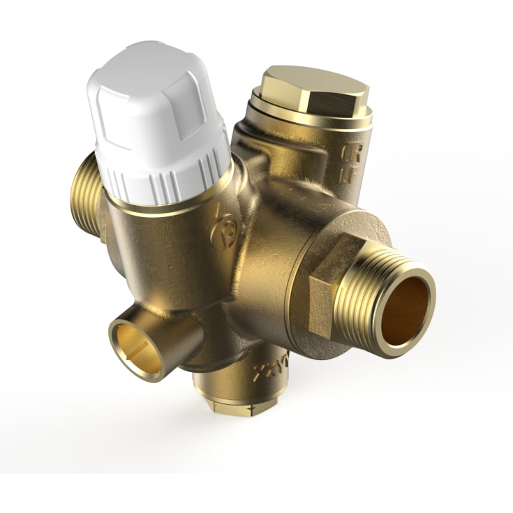 Pettinaroli cirkulationsventil, nippel/nippel, 3/4"