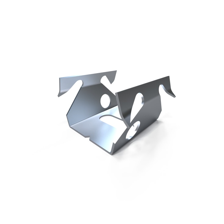 100 stk Dækskinne Hurtigbeslag 16 mm