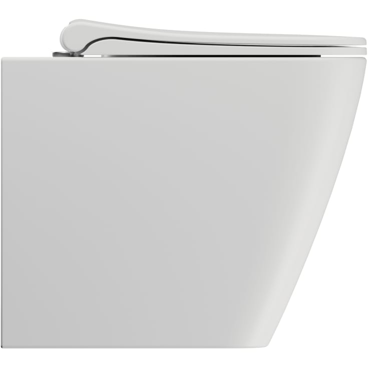 GSI Nubes toilet, back-to-wall, uden skyllekant, mat hvid