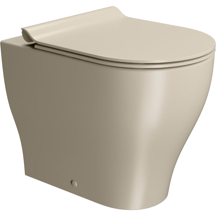 GSI Tono toilet, back-to-wall, uden skyllekant, beige