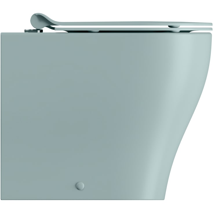 GSI Tono toilet, back-to-wall, uden skyllekant, blå