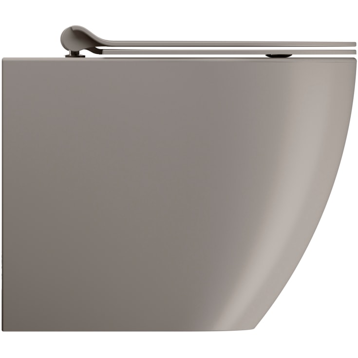 GSI Pura toalett, back-to-wall, uten spylekant, brun